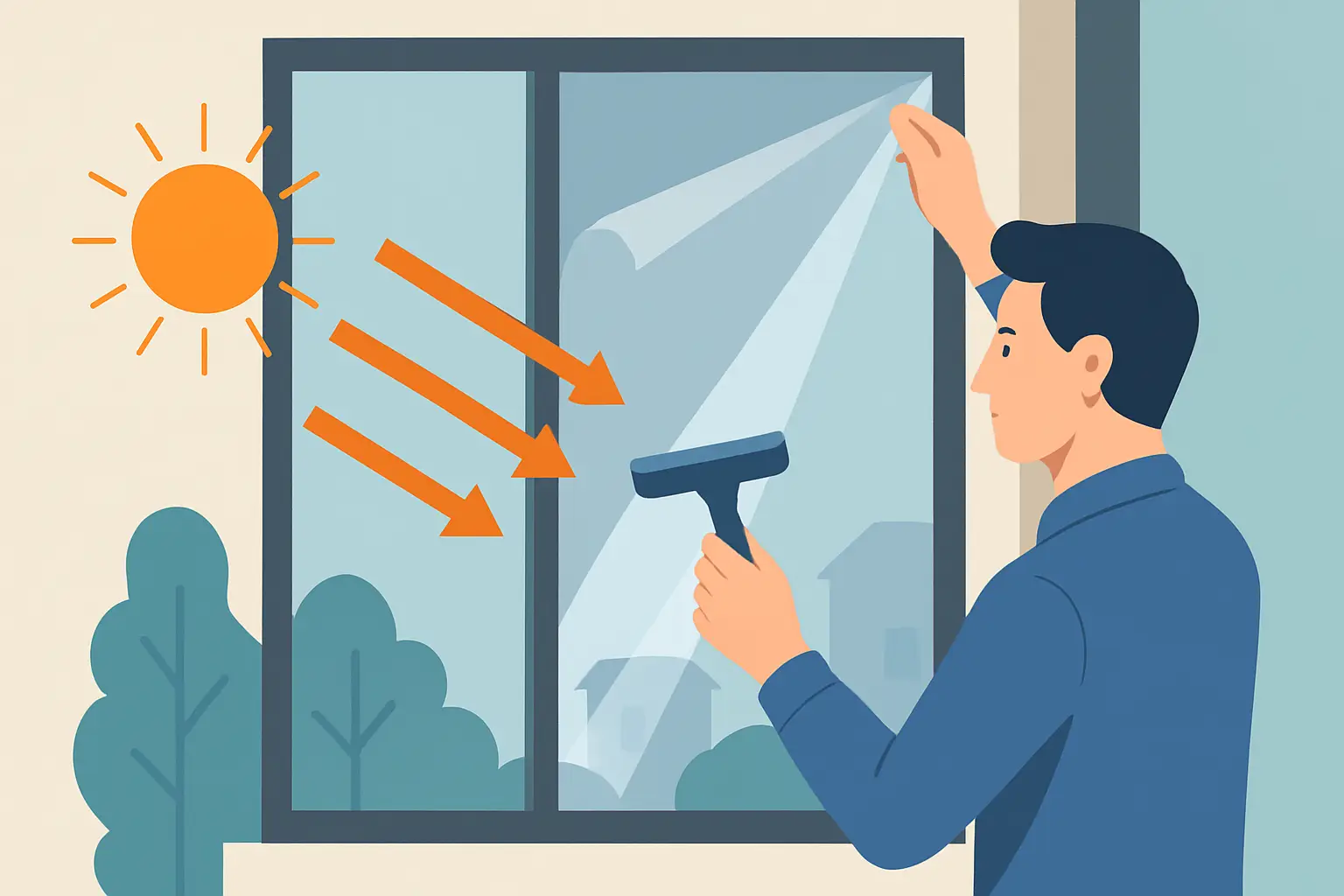 Energiesparfolie am Fenster: sinnvoll oder nicht?