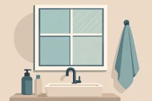 Mehr über den Artikel erfahren Blickdichtes Badfenster: Welche Folie passt?