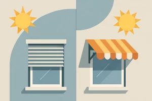 Mehr über den Artikel erfahren Sonnenschutz oder Markise – was passt besser?