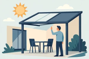 Mehr über den Artikel erfahren Sonnenschutzfolie fürs Terrassendach: lohnt sich das?