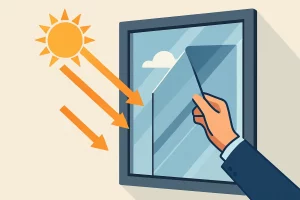 Mehr über den Artikel erfahren Sonnenschutzfolie: Hitze raus, Licht bleibt